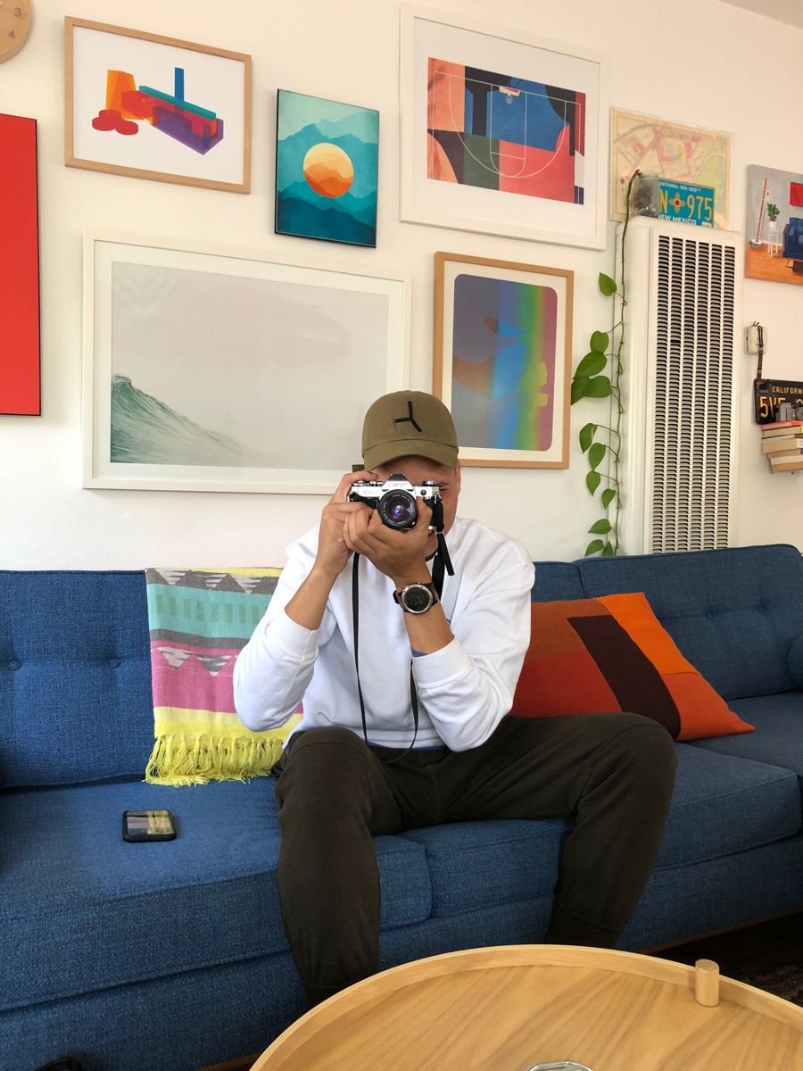 A friend of The Five Nine wearing the cap