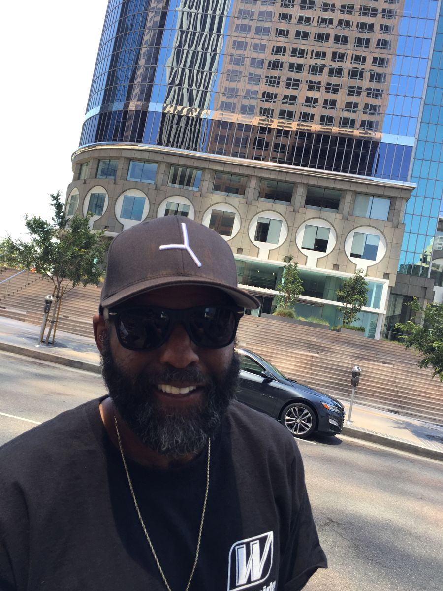 A friend of The Five Nine wearing the cap